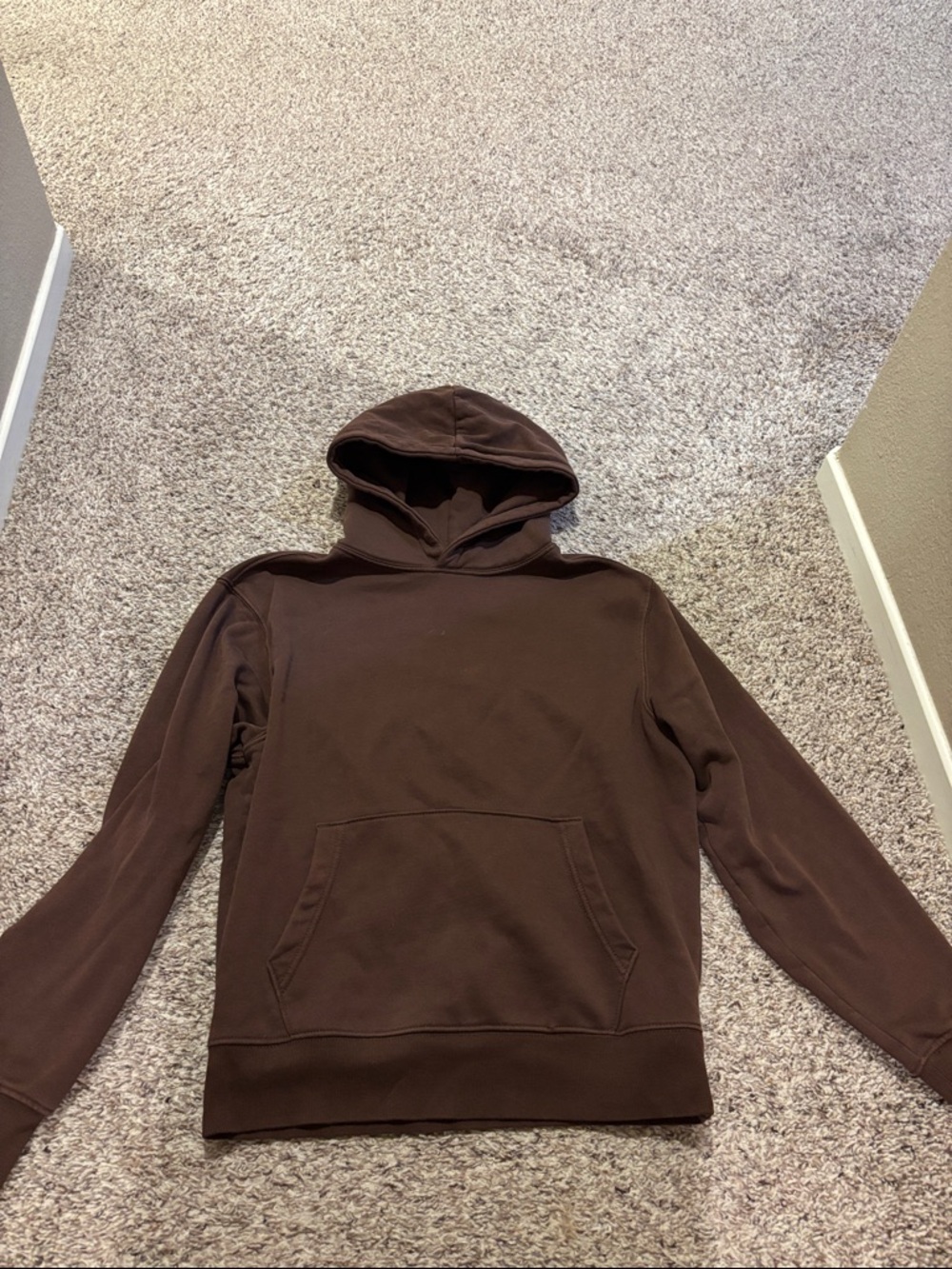 Men's Brown Hoodie Sweatshirt